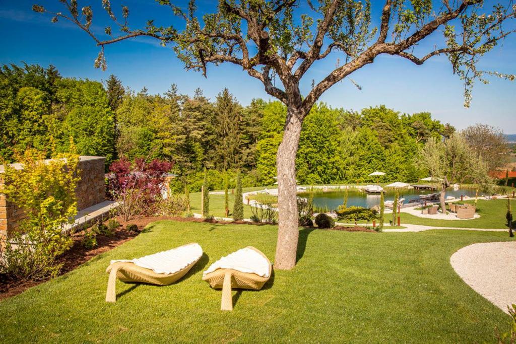 Golden Hill Country Chalets & Suites Waldschach Exterior foto